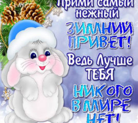 Открытки зимний привет