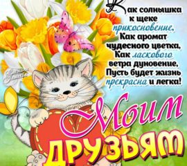 Друзьям в открытках позитив