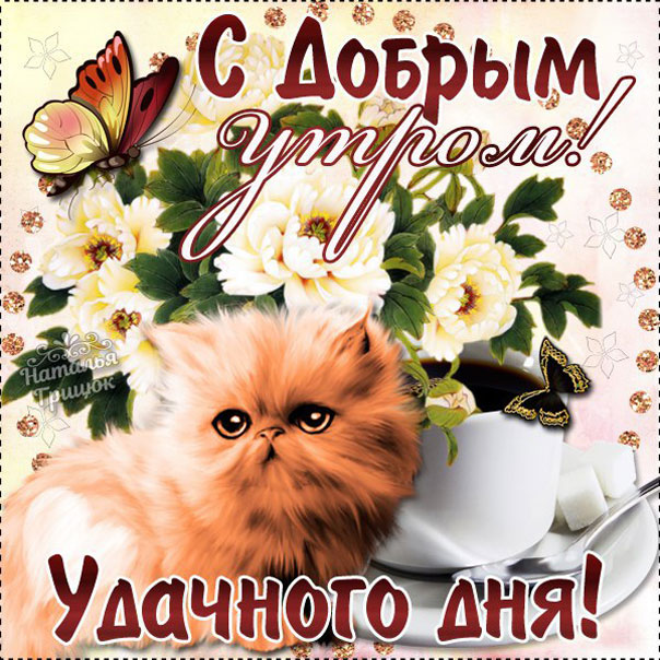 Пожелание на утро и чудесного дня
