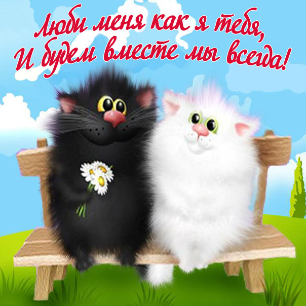 Картинка люби меня