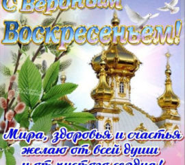 С праздником Вербное воскресенье