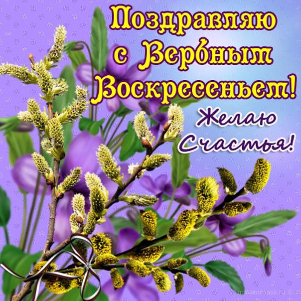 С праздником Вербное воскресенье
