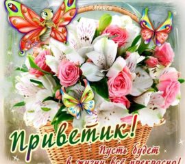 Открытки Привет Девушке