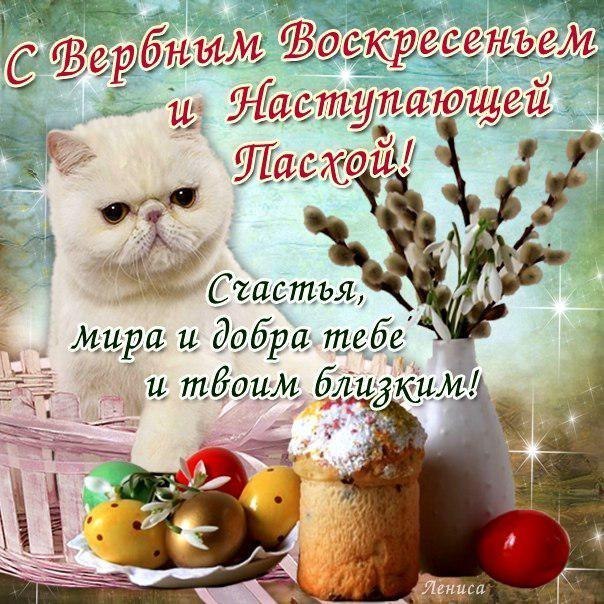 Бесплатно открытки Вербное воскресенье