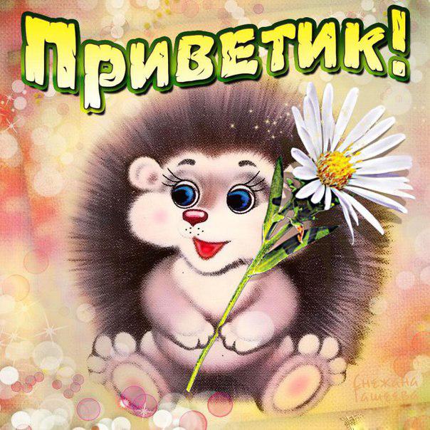  Музыкальные открытки Привет