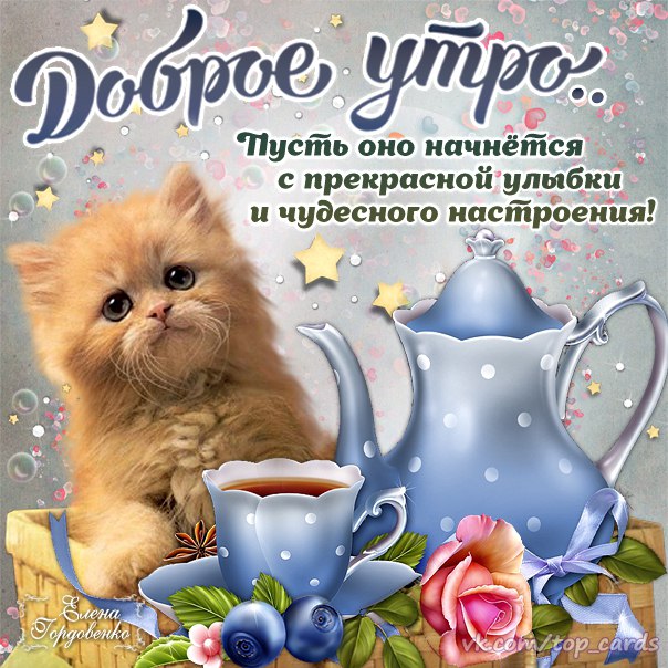 веселые открытки с добрым утром